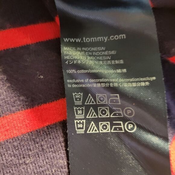 Tommy Hilfiger Women's Top short Sleeve large pre-owned - Picture 4 of 5